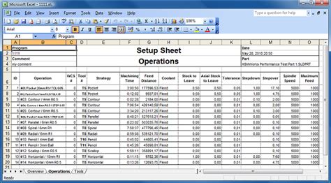 cnc machine setup spreadsheet|millright cnc machine setup.